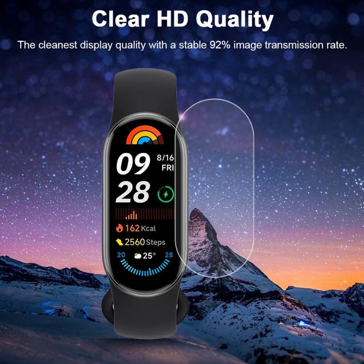 For Xiaomi Smart Band 9 5pcs xDfind Soft Hydrogel Film Full Cover Front Protector - free shipping - PMc TechLife - Order now!