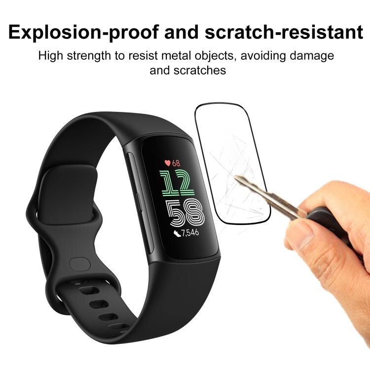 For Fitbit Charge 6 2pcs xDfind Curved 3D Composite Material Soft Film Screen Protector - free shipping - PMc TechLife - Order now!