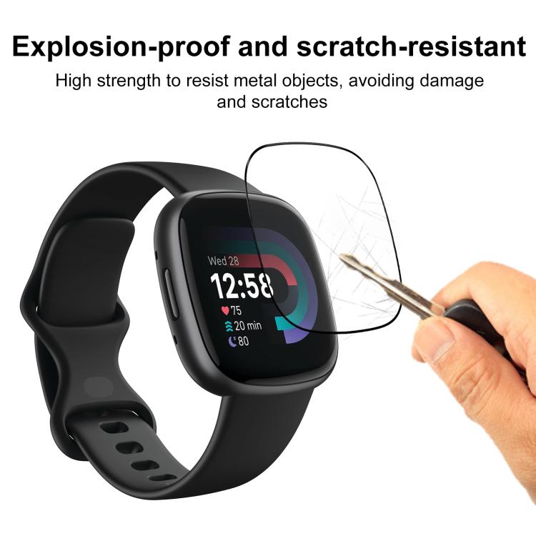 For Fitbit Versa 4 2pcs xDfind Curved 3D Composite Material Soft Film Screen Protector - free shipping - PMc TechLife - Order now!