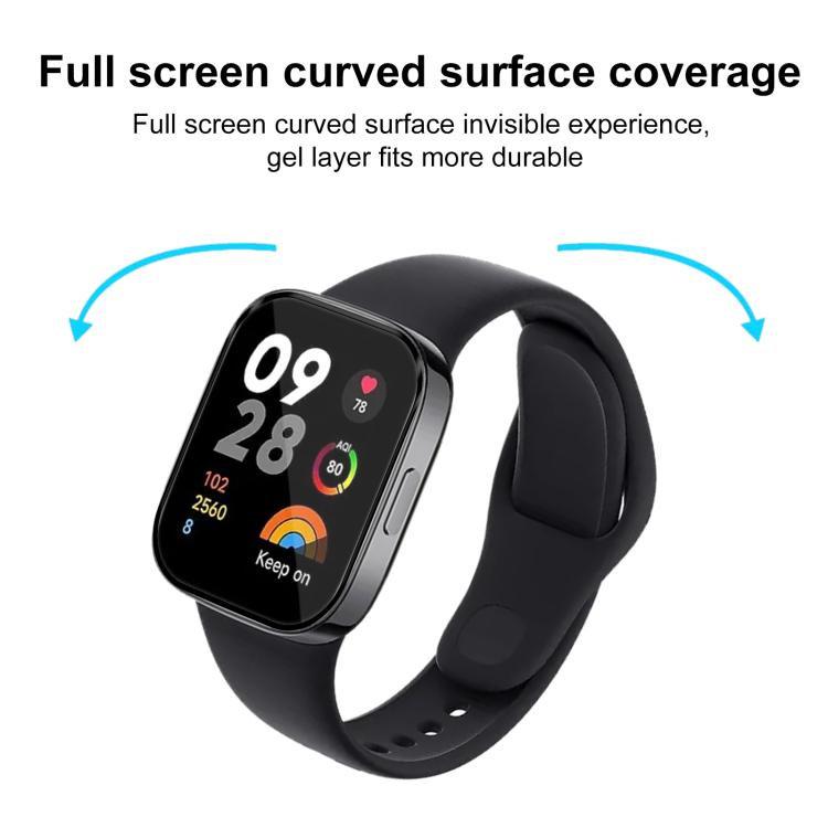 For Xiaomi Redmi Watch 3 Lite 2pcs xDfind Curved 3D Composite Material Soft Film Screen Protector - free shipping - PMc TechLife - Order now!