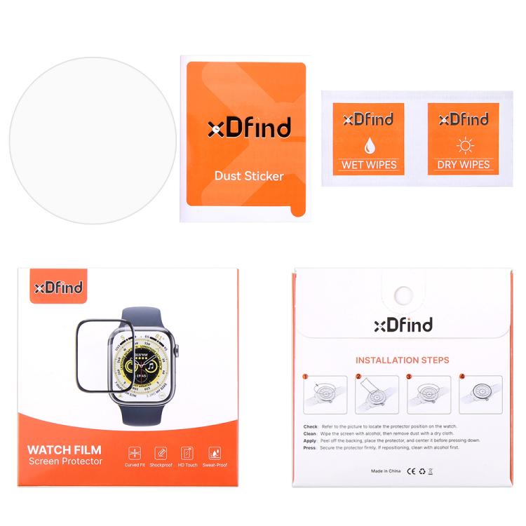 For Garmin Forerunner 165 5pcs xDfind Soft Hydrogel Film Full Cover Front Protector - free shipping - PMC TechLife - Order now!
