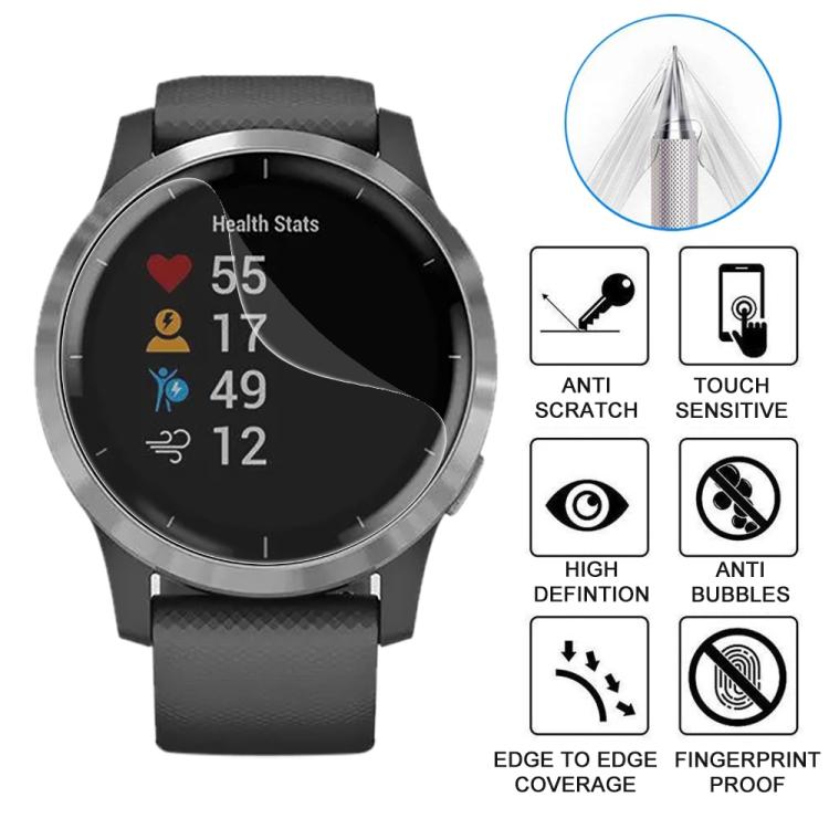 For Garmin Vivoactive 4 5pcs xDfind Soft Hydrogel Film Full Cover Front Protector - free shipping - PMC TechLife - Order now!