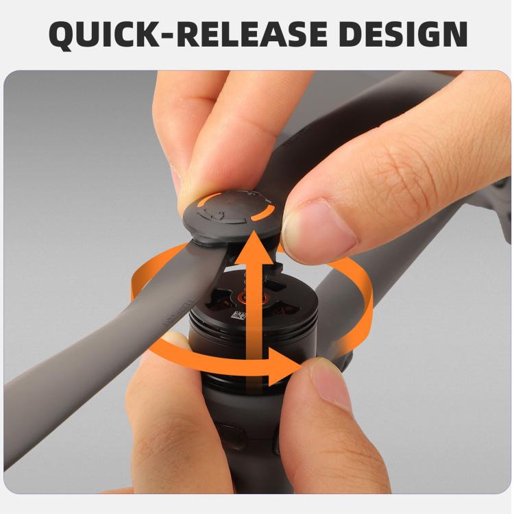 For DJI Mavic 4 Pro Sunnylife 1158F Quick-Release Propellers Blades, Type:Two Pairs(Silver Tip) - free shipping - PMC TechLife - Order now!