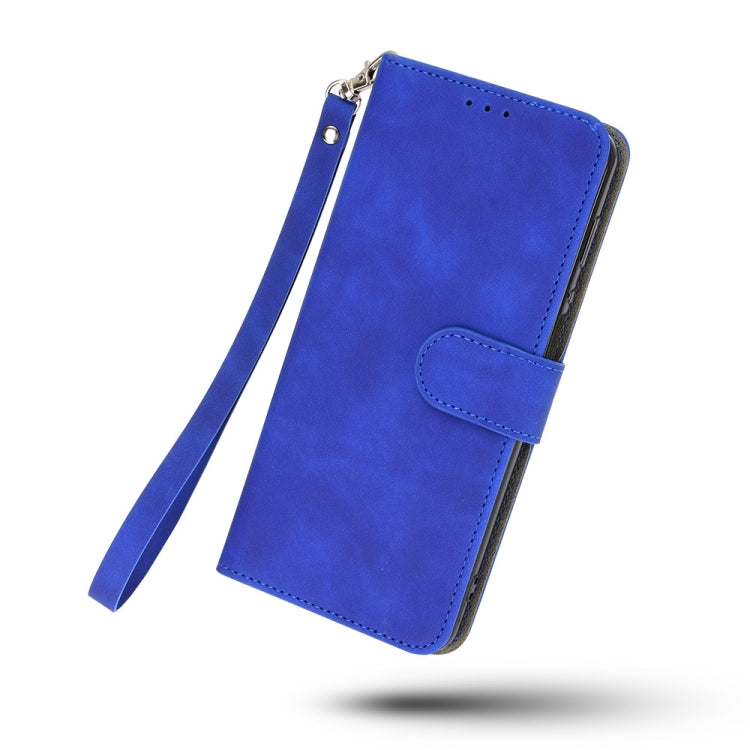 For DOOGEE N20 Pro Solid Color Skin Feel Magnetic Buckle Horizontal Flip Calf Texture PU Leather Case with Holder & Card Slots & Wallet(Blue) - More Brand by PMC Jewellery | Online Shopping South Africa | PMC Jewellery | Buy Now Pay Later Mobicred