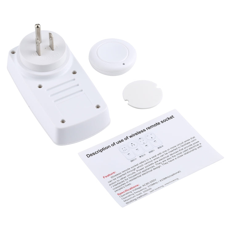 AK-DL220 220V Smart Wireless Remote Control Socket with Remote Control, Plug Type:US Plug - free shipping - PMC Jewellery - Order now!