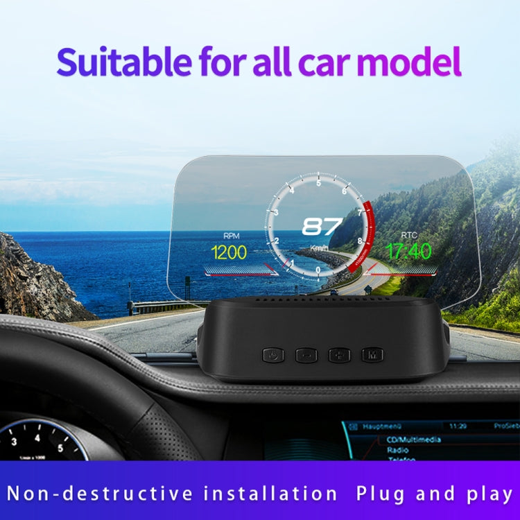 C2 Car HUD Head-up Display GPS Digital Meter Water Temperature / Voltage / Speed - Head Up Display System by PMC Jewellery | Online Shopping South Africa | PMC Jewellery | Buy Now Pay Later Mobicred