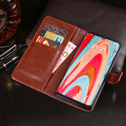 For Cubot Note 20 idewei Crazy Horse Texture Horizontal Flip Leather Case with Holder & Card Slots & Wallet(Rose Red) - More Brand by idewei | Online Shopping South Africa | PMC Jewellery | Buy Now Pay Later Mobicred