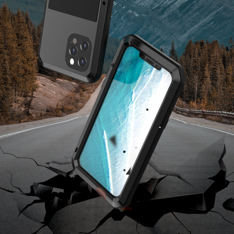 For iPhone 12 Pro Max LOVE MEI Metal Shockproof Life Waterproof Dustproof Protective Case(Silver) - free shipping - PMC TechLife - Order now!