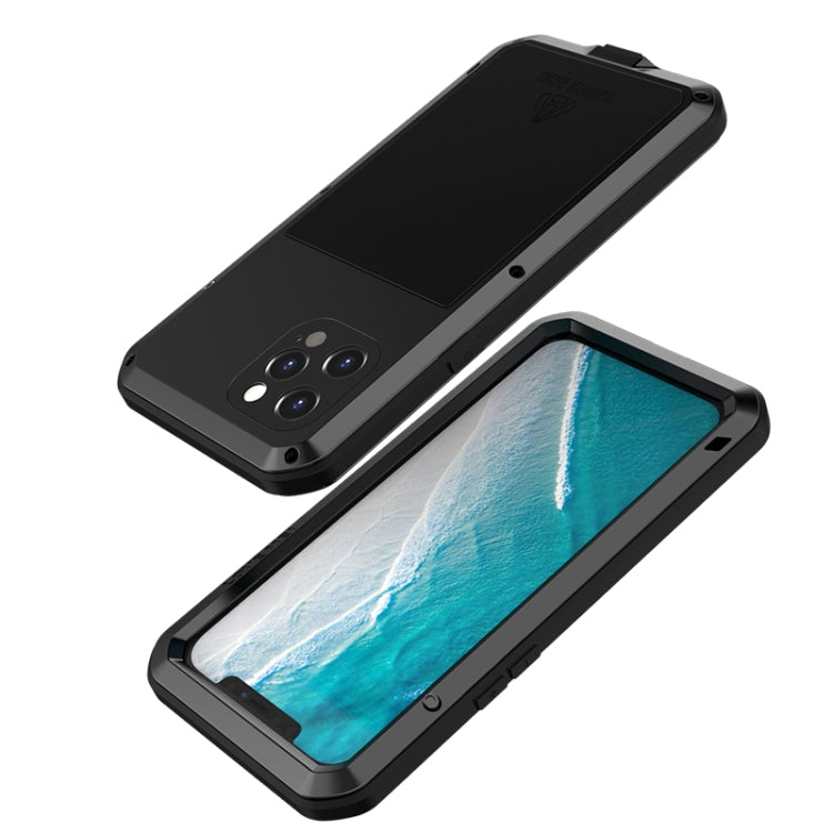For iPhone 12 Pro Max LOVE MEI Metal Shockproof Life Waterproof Dustproof Protective Case(Red) - free shipping - PMC TechLife - Order now!