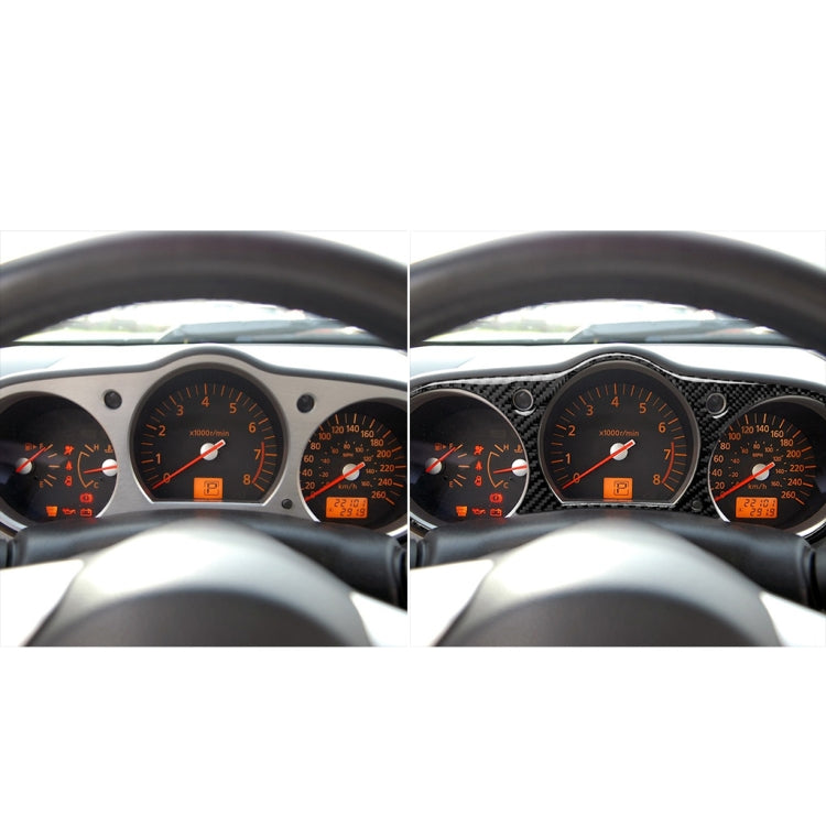 Car Carbon Fiber Speedometer Surrounded Decorative Sticker for Nissan 350z 2006-2009 - Car Interior Mouldings by PMC Jewellery | Online Shopping South Africa | PMC Jewellery | Buy Now Pay Later Mobicred