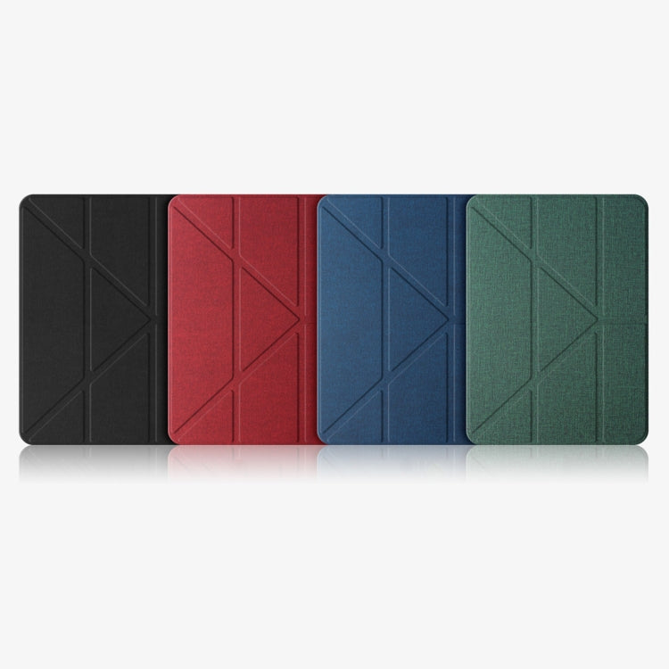 Mutural Multi-fold Smart Leather Tablet Case For iPad Air 2022 / 2020 10.9(Red) - free shipping - PMc TechLife - Order now!