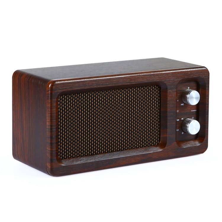 D60 Subwoofer Wooden Bluetooth 4.2 Speaker, Support TF Card & 3.5mm AUX & U Disk Play(Walnut) - Desktop Speaker by PMC Jewellery | Online Shopping South Africa | PMC Jewellery | Buy Now Pay Later Mobicred