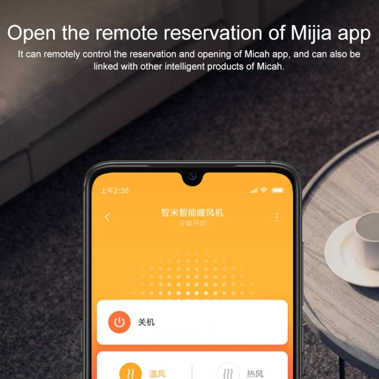 Original Xiaomi Youpin Smartmi Electric Heater 2000W, Support Mijia APP Control,  EU Plug - Electric Heaters by Xiaomi | Online Shopping South Africa | PMC Jewellery | Buy Now Pay Later Mobicred