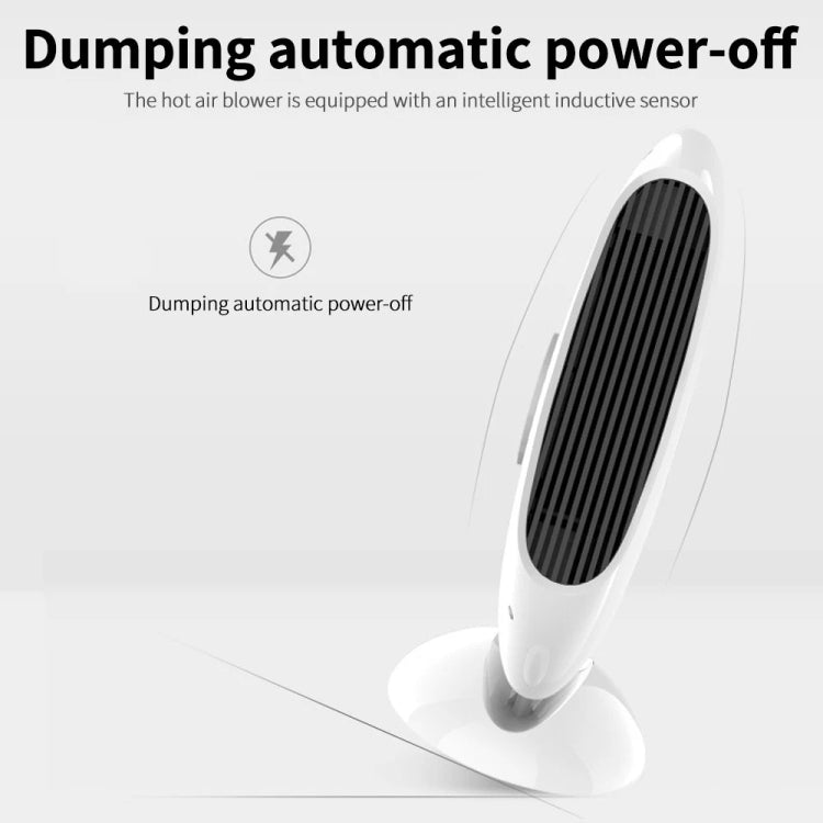 1000W Winter Mini Electric Fan Heater Desktop Household Radiator Energy Saving, EU Plug(White) - Electric Heaters by PMC Jewellery | Online Shopping South Africa | PMC Jewellery | Buy Now Pay Later Mobicred