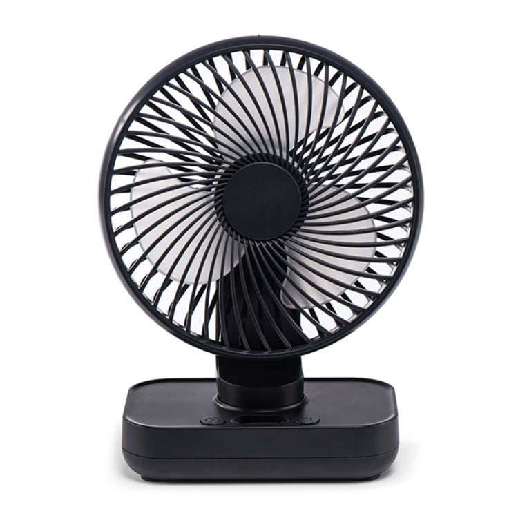 D606Y Portable Desktop Oscillating Small Fan (Black) - Electric Fans by PMC Jewellery | Online Shopping South Africa | PMC Jewellery
