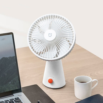 Original Xiaomi Mijia Desktop Handheld 2 in 1 Electric Fan (White) - Electric Fans by Xiaomi | Online Shopping South Africa | PMC Jewellery | Buy Now Pay Later Mobicred