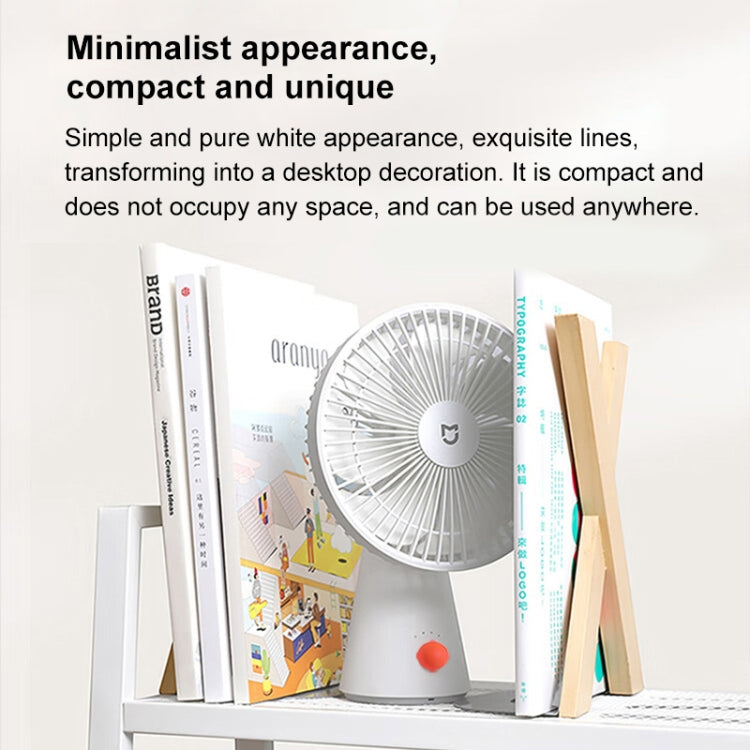 Original Xiaomi Mijia Desktop Handheld 2 in 1 Electric Fan (White) - Electric Fans by Xiaomi | Online Shopping South Africa | PMC Jewellery | Buy Now Pay Later Mobicred