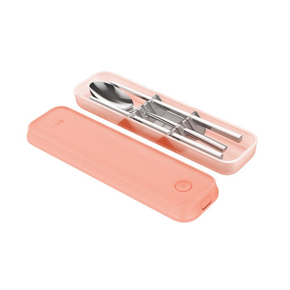 Original Xiaomi Youpin FIVE Portable Spoon Chopsticks Sterilized Box (Pink) - Disinfector by Xiaomi | Online Shopping South Africa | PMC Jewellery | Buy Now Pay Later Mobicred