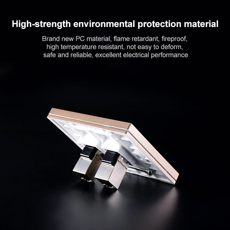 CAT.6 Shielded Pass-through Network Module, Single Port Panel + Shielded Pass-through (Grey) - Lan Cable and Tools by PMC TechLife | Online Shopping South Africa | PMC TechLife | Buy Now Pay Later Mobicred