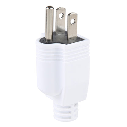 US Plug Male AC Wall Universal Travel Power Socket Plug Adapter (White) - Plug Adaptor by PMC Jewellery | Online Shopping South Africa | PMC Jewellery