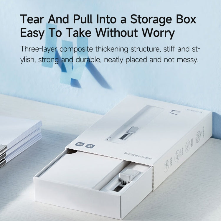 Original Xiaomi Mijia Push Clip Stapler Reusable Binder (White) - Binding Supplies by Xiaomi | Online Shopping South Africa | PMC Jewellery | Buy Now Pay Later Mobicred
