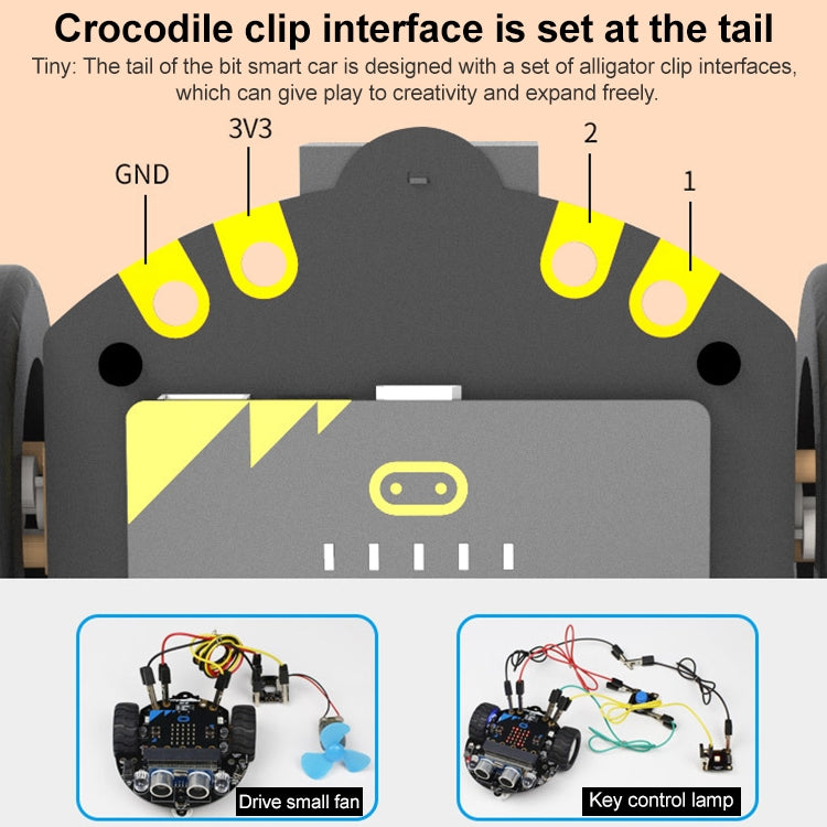 Yahboom Tinybit Smart Robot Car Compatible with Micro:bit V2/1.5 board, without Micro:bit V2/V1.5 Board - free shipping - PMC TechLife - Order now!