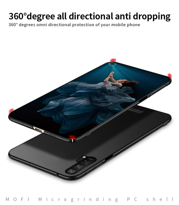 MOFI Frosted PC Ultra-thin Hard Case for Huawei Honor 20 Pro(Black) - Honor Cases by MOFI | Online Shopping South Africa | PMC Jewellery