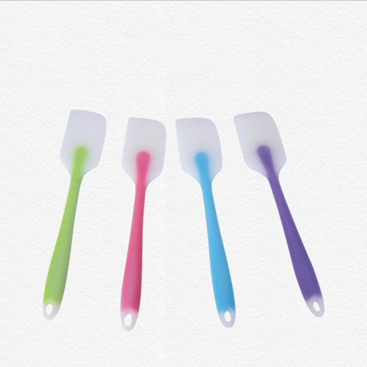 5 PCS Baking Tool Translucent Integrated High Temperature Resistance Cream Silicone Scraper Cake Spatula, Random Color Delivery - Baking Pastry Tools by PMC Jewellery | Online Shopping South Africa | PMC Jewellery | Buy Now Pay Later Mobicred