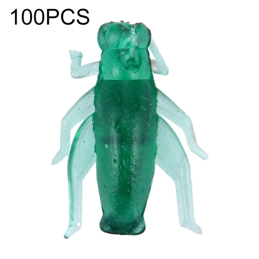 100 PCS Cricket Shape Fishing Lures Artificial Fishing Bait, Length: 2cm - Fishing Lures by PMC Jewellery | Online Shopping South Africa | PMC Jewellery | Buy Now Pay Later Mobicred