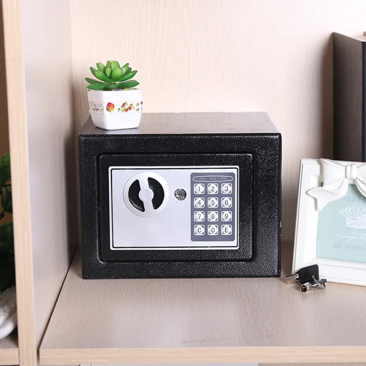 17E Home Mini Electronic Security Lock Box Wall Cabinet Safety Box with Coin-operated Function(Blue) - Safety Box by PMc TechLife | Online Shopping South Africa | PMc TechLife | Buy Now Pay Later Mobicred