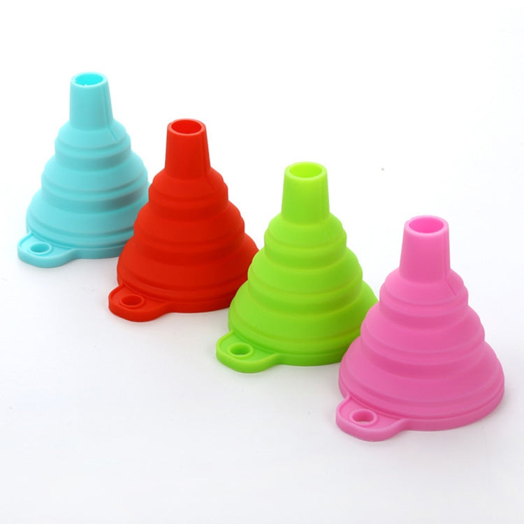 Mini Silicone Foldable Telescopic Funnel Random Color Delivery - Gadgets by PMC TechLife | Online Shopping South Africa | PMC TechLife | Buy Now Pay Later Mobicred