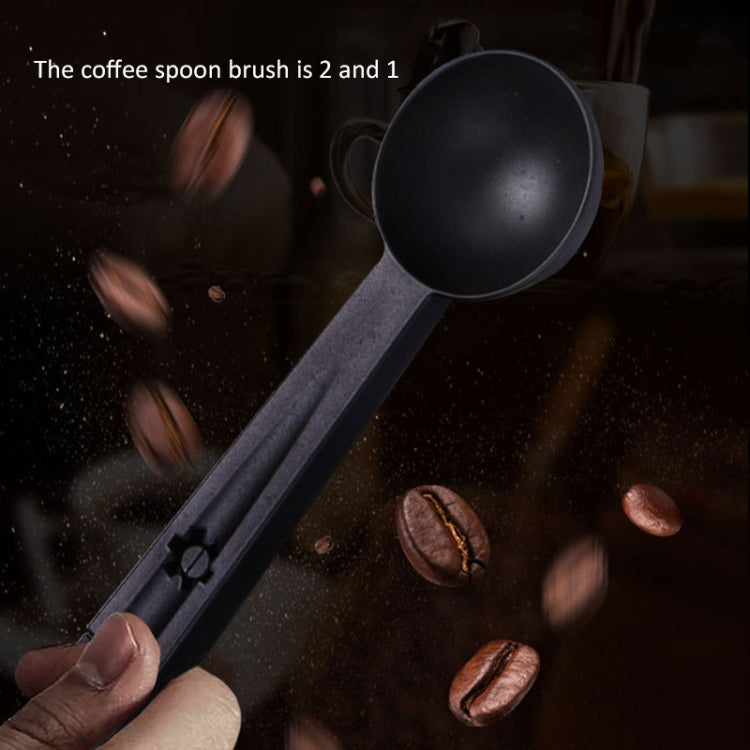 Coffee Machine Cleaning Brush Tool with Measure Scoop Spoon - Coffee Tools by PMC Jewellery | Online Shopping South Africa | PMC Jewellery | Buy Now Pay Later Mobicred