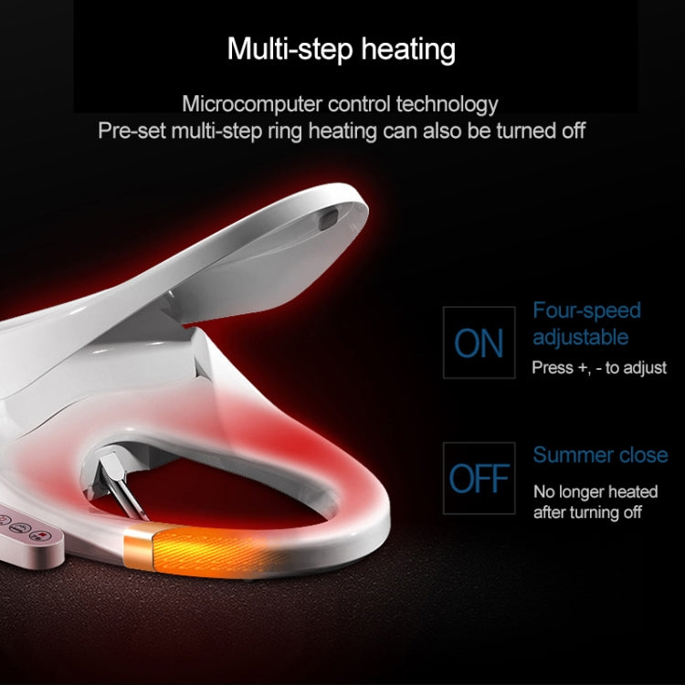 V Shape Multi-function Bathroom Automatic Cleaning Heating Intelligent Flush Toilet Cleaner Cover - Smart Kitchen and Toilet by PMC TechLife | Online Shopping South Africa | PMC TechLife | Buy Now Pay Later Mobicred