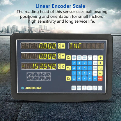 JCS900-3AE Three Axes Digital Readout Display Milling Lathe Machine, US Plug - Digital Multimeter by PMC Jewellery | Online Shopping South Africa | PMC Jewellery | Buy Now Pay Later Mobicred