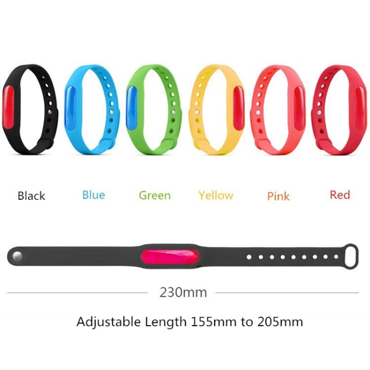 5 PCS Anti-mosquito Silicone Repellent Bracelet Buckle Wristband Bugs Away, Suitable for Children and Adults, Length:23cm, Random Color Delivery - Repellent Wristband by PMC Jewellery | Online Shopping South Africa | PMC Jewellery | Buy Now Pay Later Mobicred