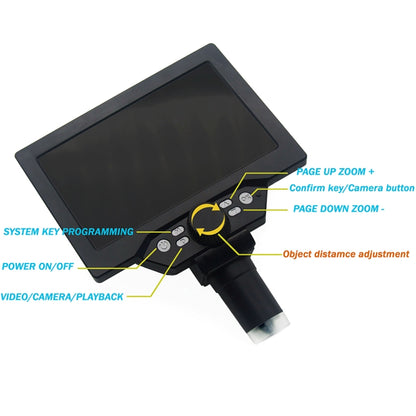 G1200 7 inch LCD Screen 1200X Portable Electronic Digital Desktop Stand Microscope, AU Plug - Digital Microscope by PMC Jewellery | Online Shopping South Africa | PMC Jewellery | Buy Now Pay Later Mobicred