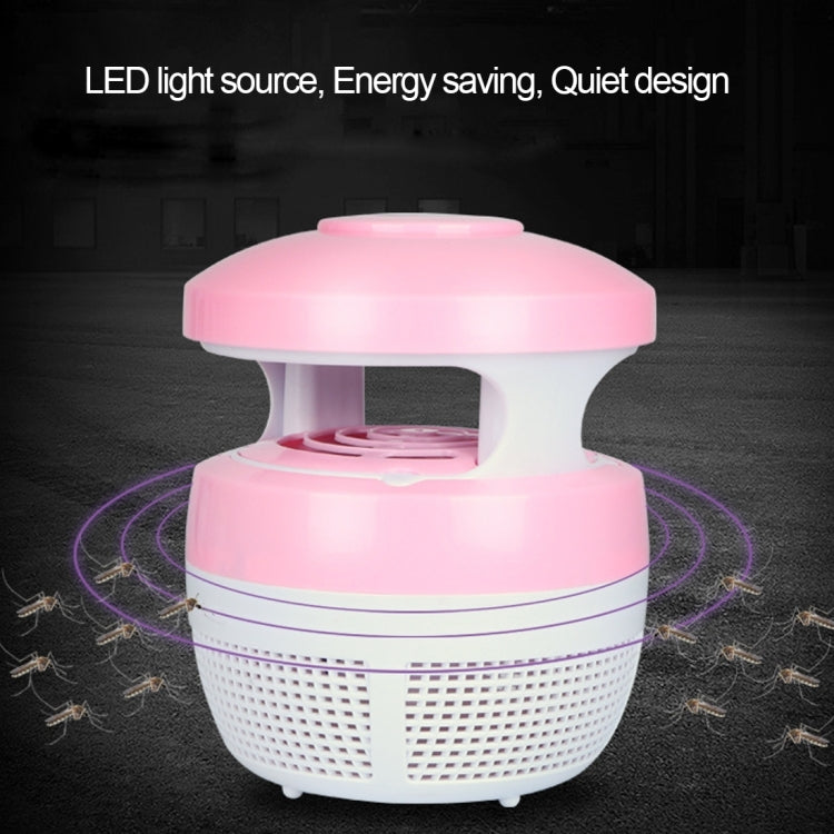 5W 6 LEDs No Radiation Mute Photocatalytic 7-blade Fan USB Mosquito Killer Lamp(Pink) - Repellents by PMC Jewellery | Online Shopping South Africa | PMC Jewellery | Buy Now Pay Later Mobicred