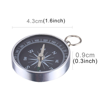 Outdoor Sports Camping Hiking Pointer Guider Aluminum Alloy Compass Hiker Navigation with Keychain, Random Color Delivery - Hiking Meter by PMC Jewellery | Online Shopping South Africa | PMC Jewellery