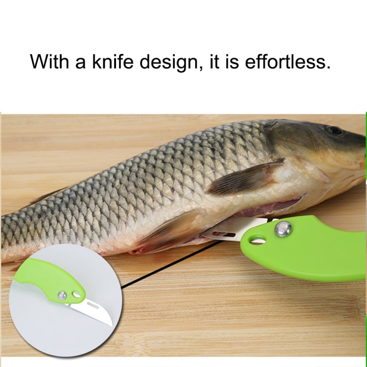 2 PCS Kitchen Essential Fish Scraper Fish Scale Planing Knife with Cover (Blue) - Gadgets by PMC TechLife | Online Shopping South Africa | PMC TechLife | Buy Now Pay Later Mobicred