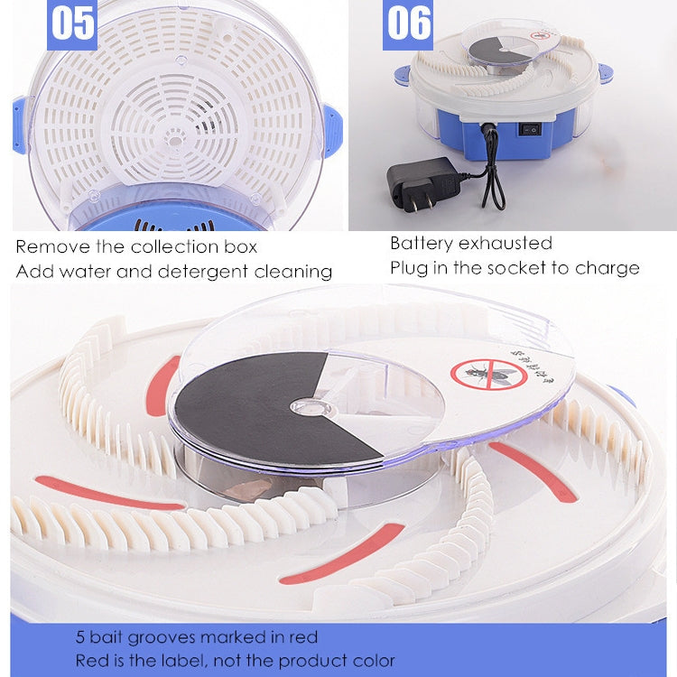 Electric Rotary Fly Catcher Flytrap Mosquito Killer Repellent, US Plug - Repellents by PMC TechLife | Online Shopping South Africa | PMC TechLife