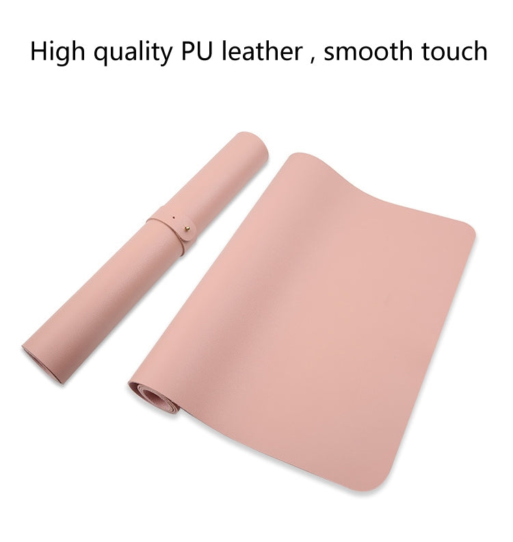 Multifunction Business PU Leather Mouse Pad Keyboard Pad Table Mat Computer Desk Mat, Size: 60 x 30cm(Sapphire Blue) - Desk Pads by PMC TechLife | Online Shopping South Africa | PMC TechLife
