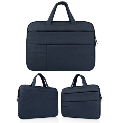 Universal Multiple Pockets Wearable Oxford Cloth Soft Portable Leisurely Handle Laptop Tablet Bag, For 14 inch and Below Macbook, Samsung, Lenovo, Sony, DELL Alienware, CHUWI, ASUS, HP (navy) - 15 inch by PMC Jewellery | Online Shopping South Africa | PMC Jewellery | Buy Now Pay Later Mobicred