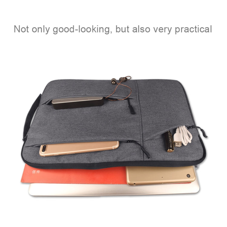 Universal Multiple Pockets Wearable Oxford Cloth Soft Portable Simple Business Laptop Tablet Bag, For 15.6 inch and Below Macbook, Samsung, Lenovo, Sony, DELL Alienware, CHUWI, ASUS, HP (Black) - 15.6 - 17 inch by PMC Jewellery | Online Shopping South Africa | PMC Jewellery | Buy Now Pay Later Mobicred