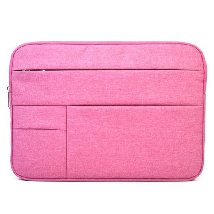 Universal Multiple Pockets Wearable Oxford Cloth Soft Portable Leisurely Laptop Tablet Bag, For 12 inch and Below Macbook, Samsung, Lenovo, Sony, DELL Alienware, CHUWI, ASUS, HP (Magenta) - 12.1 inch by PMC Jewellery | Online Shopping South Africa | PMC Jewellery | Buy Now Pay Later Mobicred