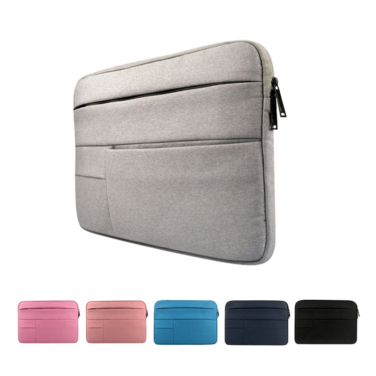 Universal Multiple Pockets Wearable Oxford Cloth Soft Portable Leisurely Laptop Tablet Bag, For 12 inch and Below Macbook, Samsung, Lenovo, Sony, DELL Alienware, CHUWI, ASUS, HP (Grey) - 12.1 inch by PMC Jewellery | Online Shopping South Africa | PMC Jewellery | Buy Now Pay Later Mobicred