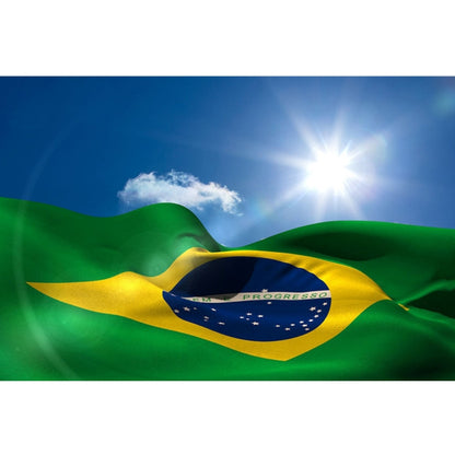 Polyester Material Brazil Flag, Size: 150*90cm - Flags & Banners by PMC Jewellery | Online Shopping South Africa | PMC Jewellery