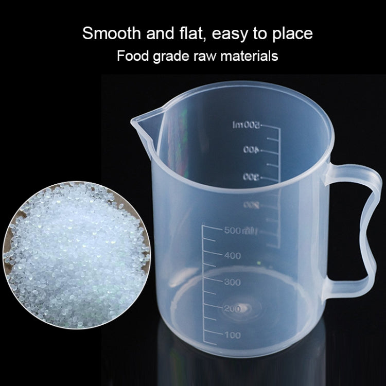 500ml PP Plastic Flask Digital Measuring Cup Cylinder Scale Measure Glass Lab Laboratory Tools(Transparent) - Gadgets by PMC Jewellery | Online Shopping South Africa | PMC Jewellery | Buy Now Pay Later Mobicred