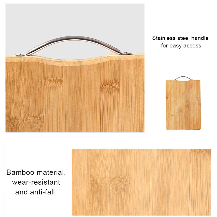 Kitchen Rectangular Bamboo Chopping Block Thickening Cutting Board,  Size: 32cm x 22cm - Cutting Boards by PMC TechLife | Online Shopping South Africa | PMC TechLife | Buy Now Pay Later Mobicred