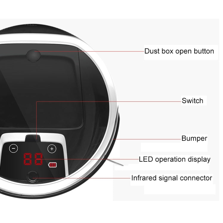 FD-3RSW(IIB)CS 1000Pa Large Suction Smart Household Vacuum Cleaner Clean Robot - Robot Vacuum Cleaner by PMC Jewellery | Online Shopping South Africa | PMC Jewellery | Buy Now Pay Later Mobicred