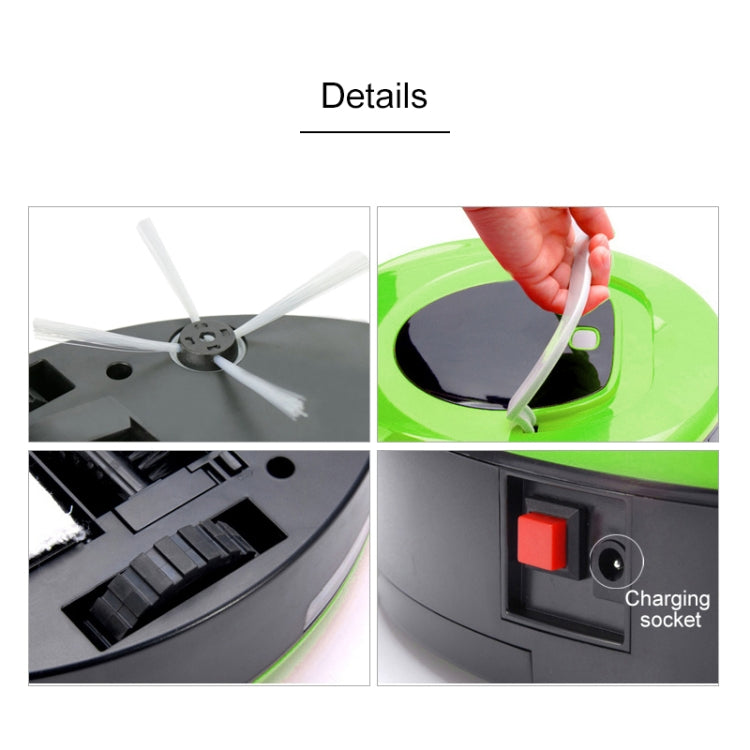 FD-RSW(C) Smart Household Sweeping Machine Cleaner Robot(Green) - Robot Vacuum Cleaner by PMC TechLife | Online Shopping South Africa | PMC TechLife | Buy Now Pay Later Mobicred